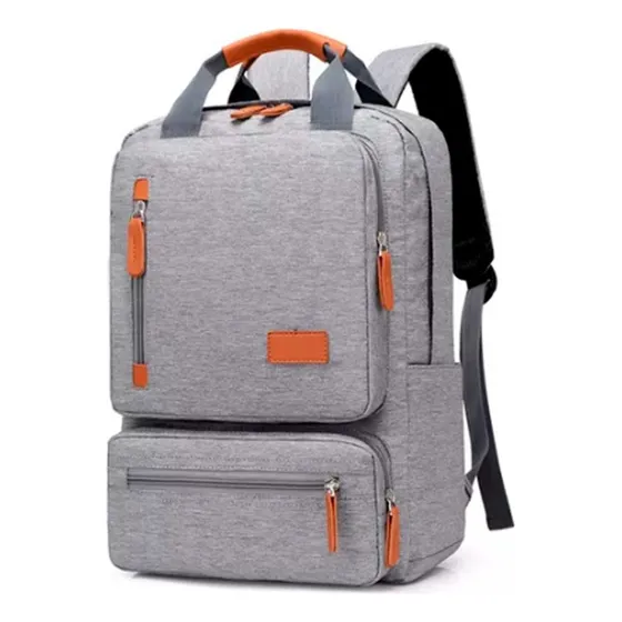 Mochila Urbana Porta Notebook Impermeable Reforzada Taoleqi Color Gris