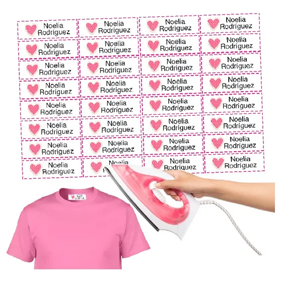 Etiqueta Personalizada Con Nombre Para Ropa Pega Con Plancha