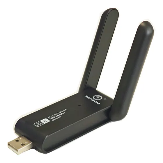 Adaptador Usb Wi-fi/bluetooth 5g Dual Band 1800mbps Pc