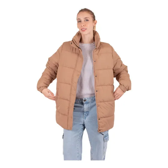 Camperon Mujer Larga Inflada Campera Abrigada Oversize Dama