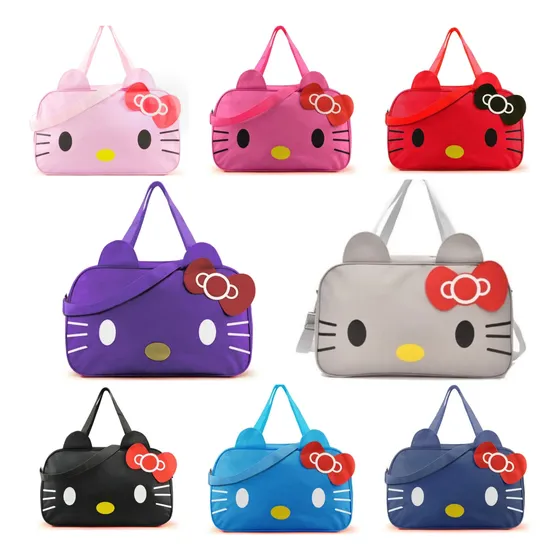 Bolso Grande De Mano, Maleta Viajera De Hello Kitty 