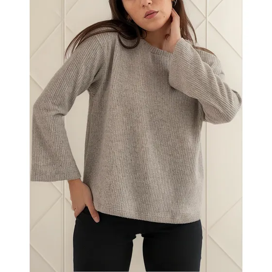 Sweater Morley Nano Brush Hombro Abierto Valdivia #2322
