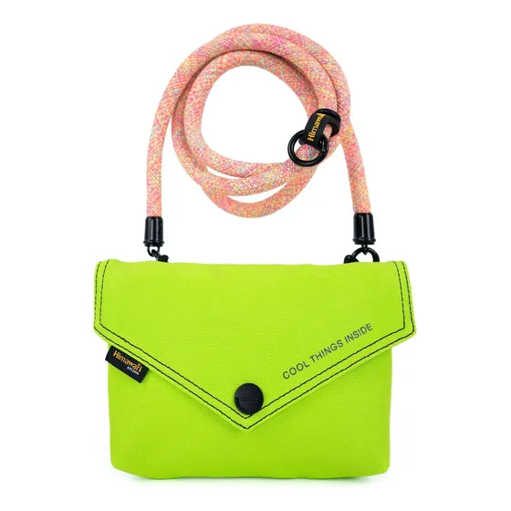 Himawari - Bolso H2302-6 No. 51 De Bolsillo - Verde Correa De Hombro Rosa Diseño De La Tela Liso