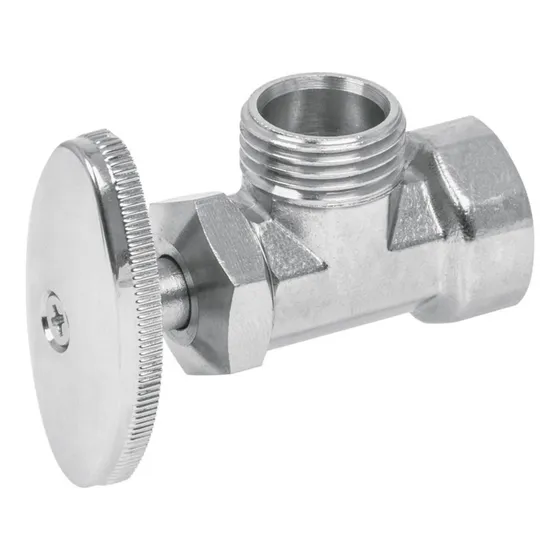 Llave Angular De Compresión 1/2 X 1/2 Cuerpo Metálico Electrix