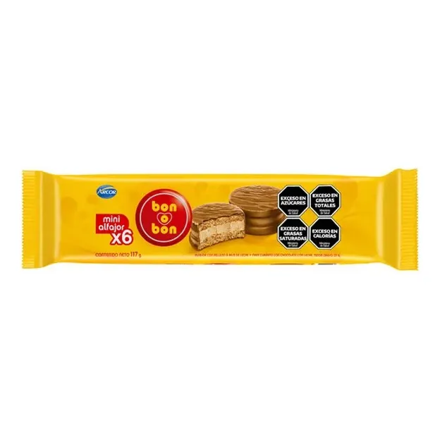 Mini Alfajor Bon O Bon Tubo Arcor Oficial