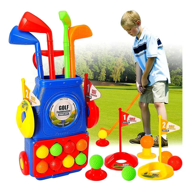 Juego De Golf Para Niños Carrito De Golf Palos De Golf Niños