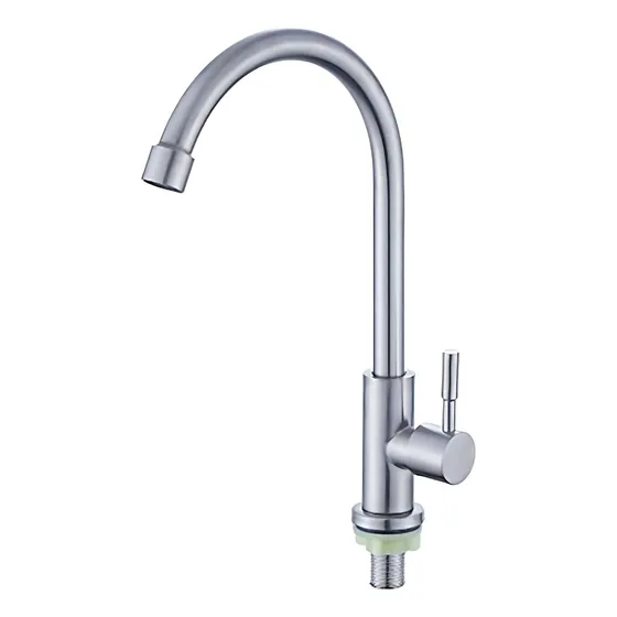 Llave De Fregadero Monomando Cuello Cisne Gs