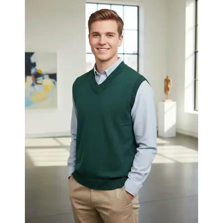Colete Masculino Mod Liso - Katlen Tricot
