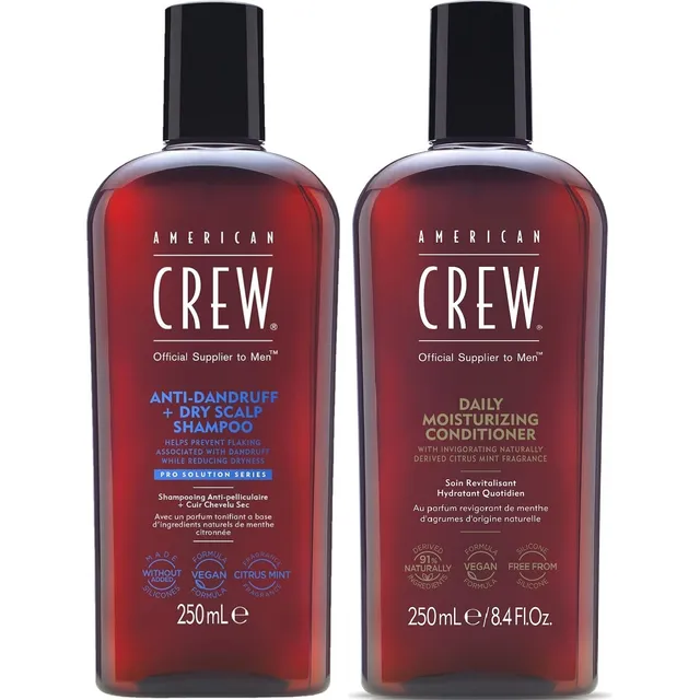 Shampoo Anticaspa + Acondicionador American Crew Men