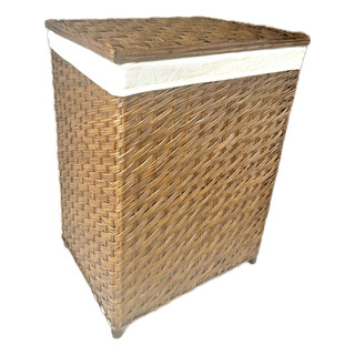 Cesto Para Ropa De Mimbre Natural Organizador Rect Gde 70 Cm Cesto Para Ropa De Mimbre Natural Organizador Rect Gde 70 Cm