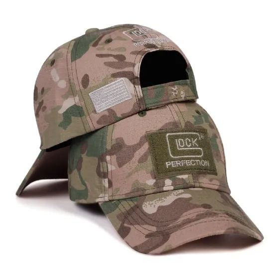 Boné Glock Perfection Chapéu Sniper Tático Camuflado Army