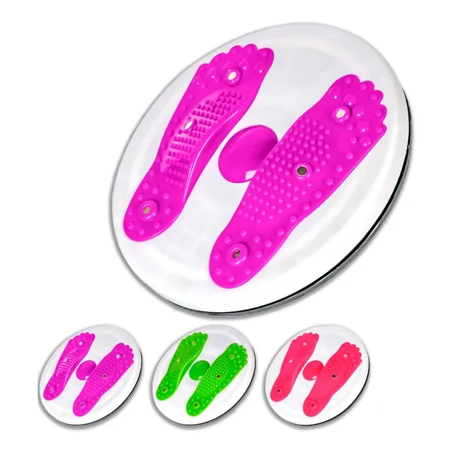 Disco Giratorio Twister Con Ligas De Resistencia Masaje Pies