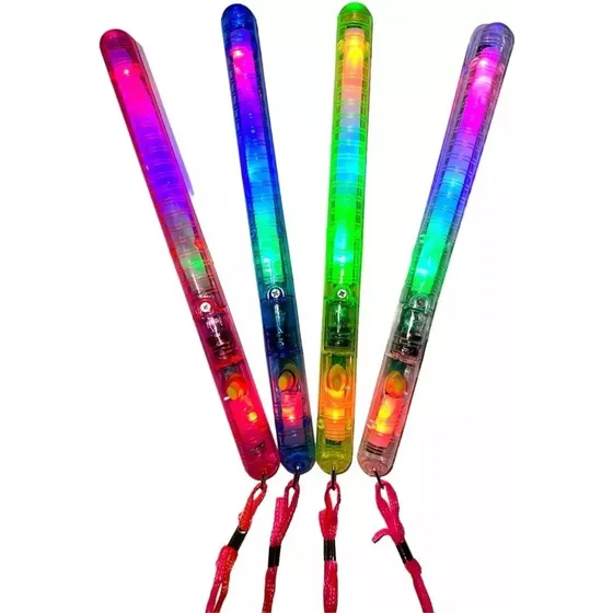 Varita Luz Led 12 Piezas Baston Luminoso Collar