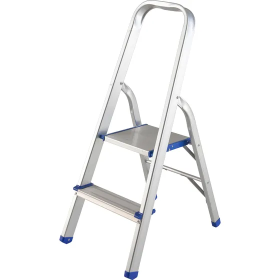 Escalera Plegable Tipo Taburete Aluminio 2 Escalones Surtek.