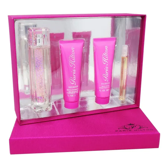 Z4 SET HEIRESS 4PZS 100ML EDP SPRAY/ BODY LOTION 90ML/ SHOWER GEL 90ML/ 10ML EDP SPRAY EDP para mujer