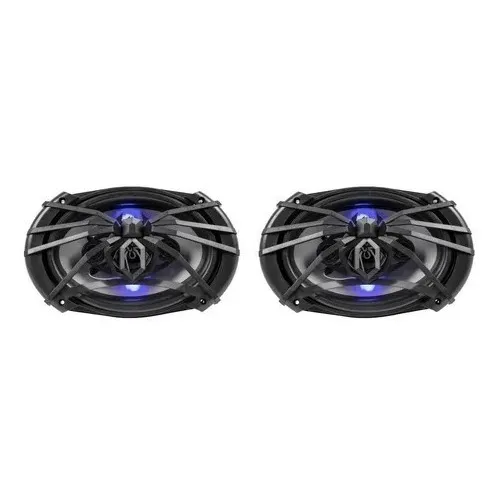 Bocinas 6x9 Con Luz Led Soundstream Lx690 400 Watts 4 Vias