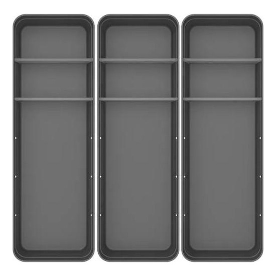 Kit De Organizador De Gavetas Com 2 Divisórias Ou 3 Peças