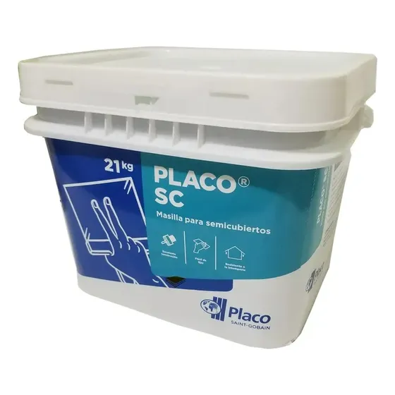 Masilla Placo Sc Semicubierto X 28 Kg Interior Apto Exterior