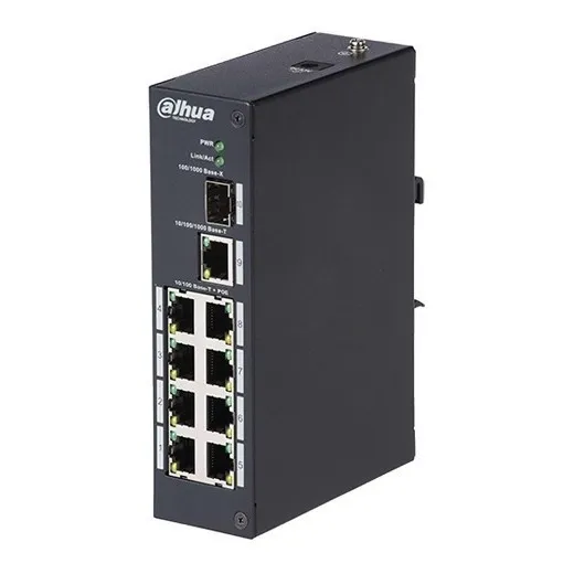 Switch Dahua Pfs3110p96 8 Puertos Rj45 1 Puerto Spf 96w