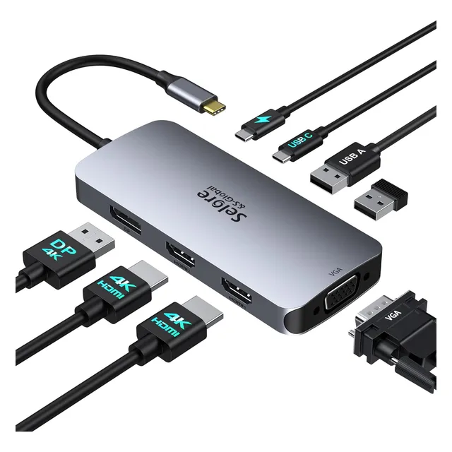 Adaptador De Monitor Hdmi Dual De Estación De Acoplamiento U