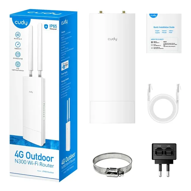 Router 4g Intemperie Cudy Lt400 Electrocom