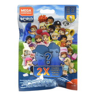 Mega Construx World Sobre Misterioso Con Dos Figuras Serie 1 Mega Construx World Sobre Misterioso Con Dos Figuras Serie 1