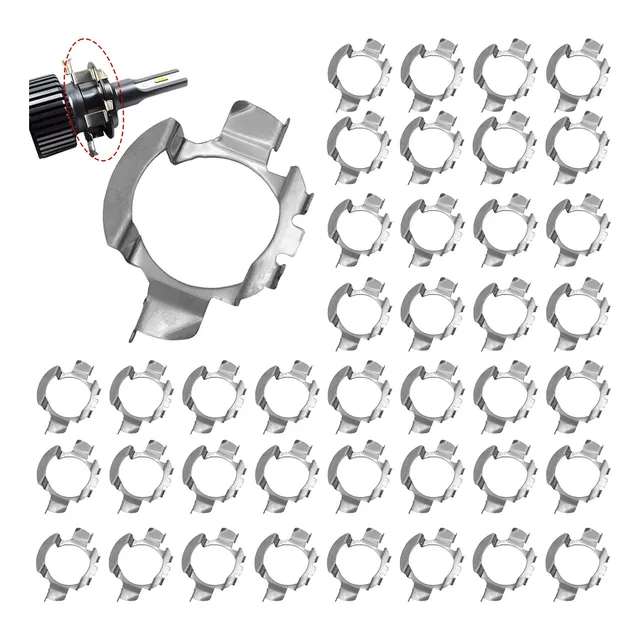 20par Adaptadores Para Focos Led H7 Clasico Jetta Bmw Audi