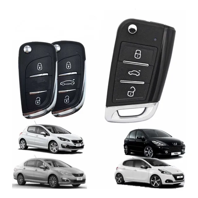 Duplicado Llave Telemando Codificad Peugeot 208 307 308 408
