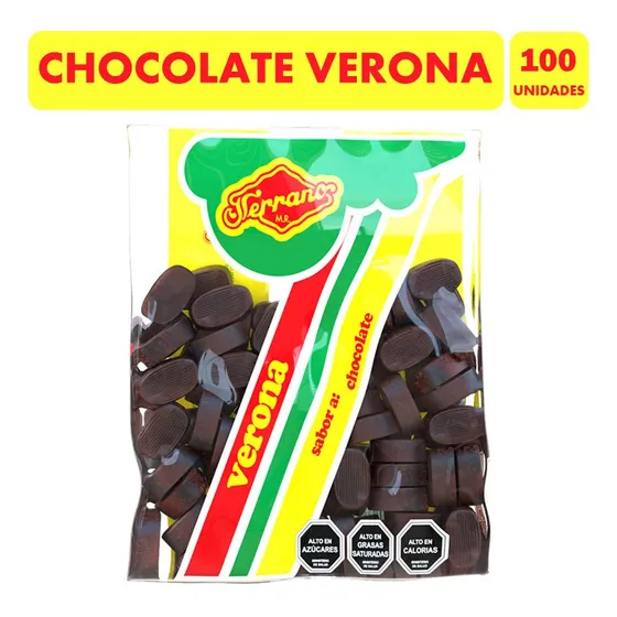 Chocolate Verona Negro (bolsa Con 100 Unidades)