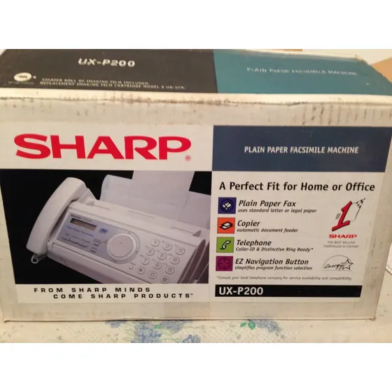 Fax Sharp Ux-p200 Blanco