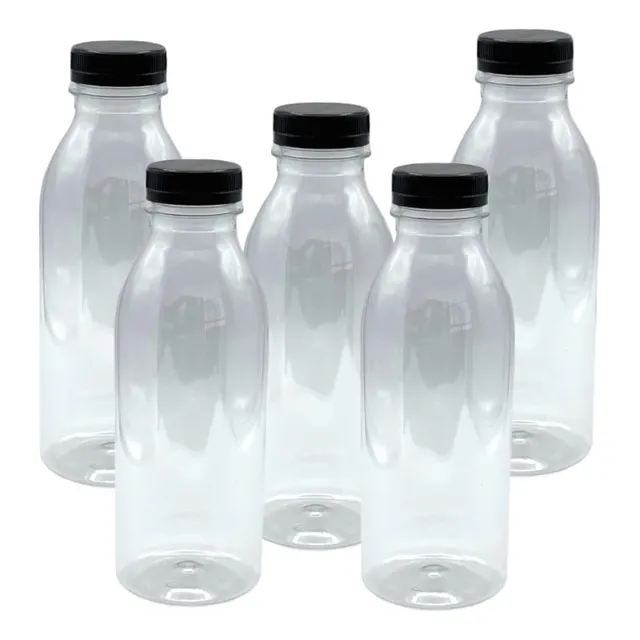 Botella Pet Boca Ancha 300ml Ideal Jugo (pack X10)