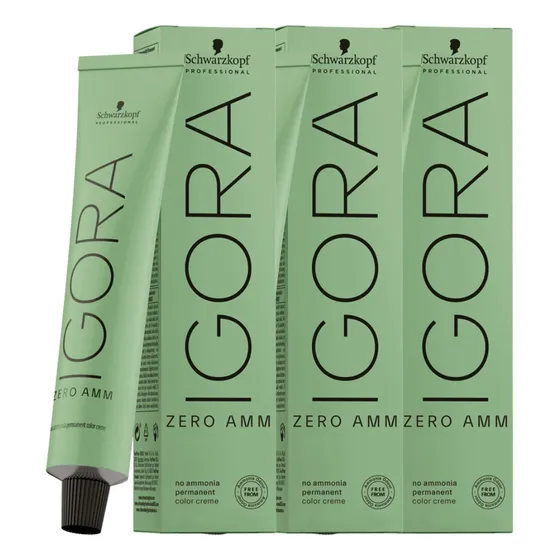 Igora Zero Amm 3x5/0 Castanho Claro 60 Ml