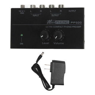 Preamplificador Phono Pp500 Ultra Compacto Con Control Vol Preamplificador Phono Pp500 Ultra Compacto Con Control Vol