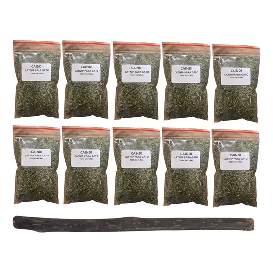 Catnip Caindi Erva Gato Premium + Matatabi Orgânico Natural
