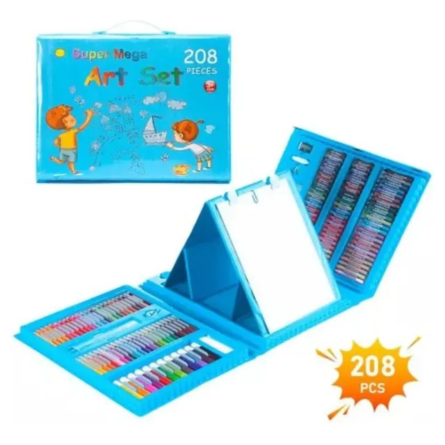 Estuche De Colores Para Arte Y Dibujo Set 208pzs Para Niñas