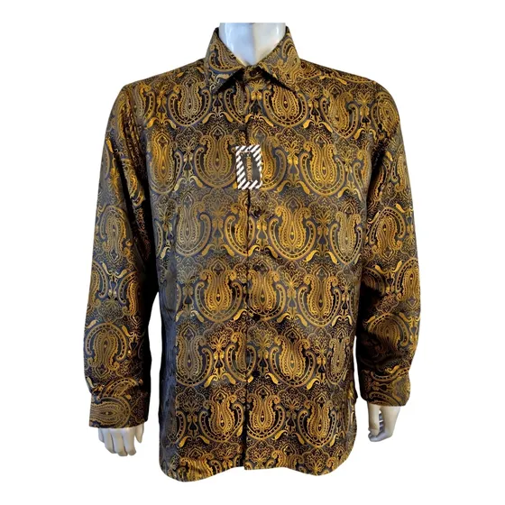 Camisa Dorada, Talla Xl, Hombre, Marca Dibangu