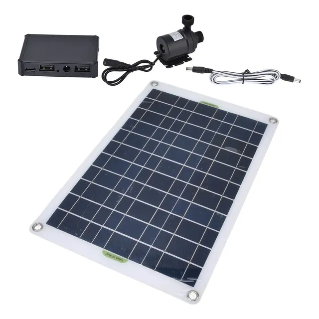 Kit De Bomba De Agua Solar 50w Panel 12v Bajo Ruido D