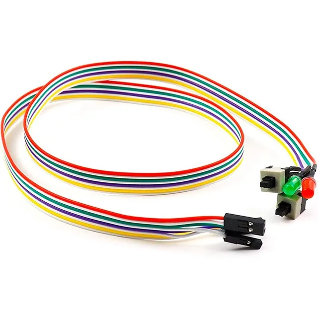 3 Pack Cable Externo Atx Pc Power Reset Switch Minería Btc