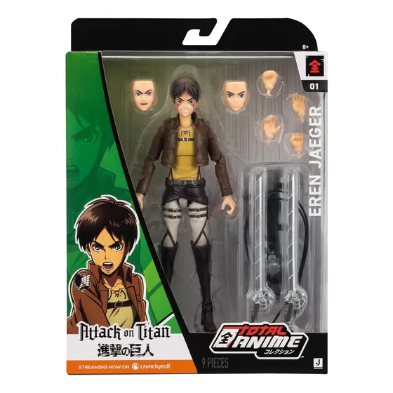 Eren Jaeger Figura Attack On Titan Jazwares Total Anime