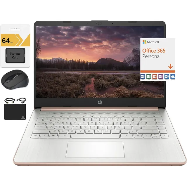 Portátil Hp 14  Hd Intel Celeron 4gb Ram 128gb Windows 11...