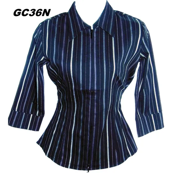 Blusas Talla Plus Grandes Casuales Vestir Camisa Manga 3/4