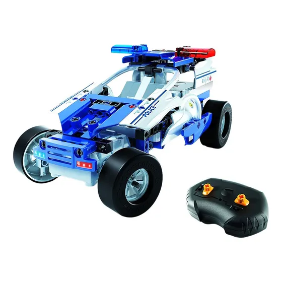 Carro De Policía A Control Remoto 55333 Clementoni Mihaba Color Azul