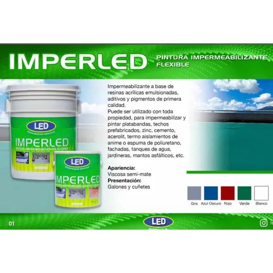 Pintura Impermeabilizante Manto Flex Imperled