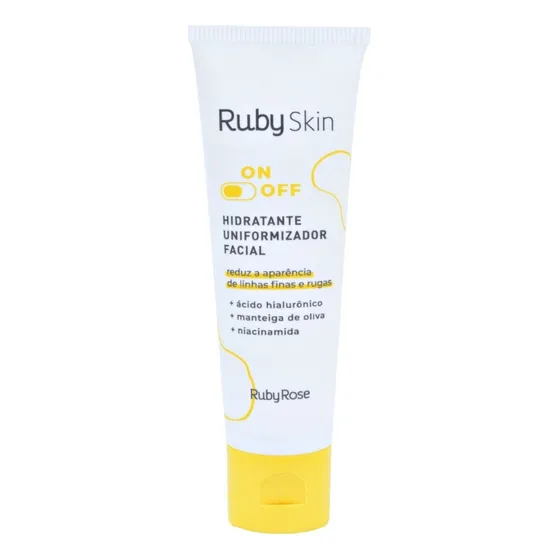 Creme Hidratante Facial On+off Ruby Rose Skin 50g Tipo de pele Normal
