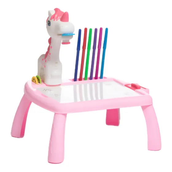 Pizarra Proyector Unicornio Mediana Love 3824 Luz Y Sonido