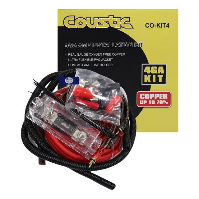 Kit De Instalación Calibre 4 Coustic Co-kit4 C/ Accesorios