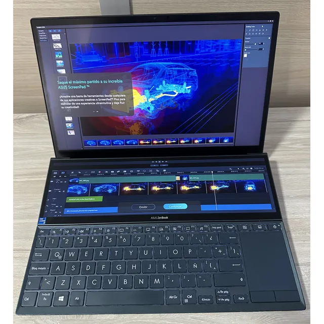 Asus Zenbook Duo, 16 Gb Ram, 512 Gb Solido, Core I7 11 Gen