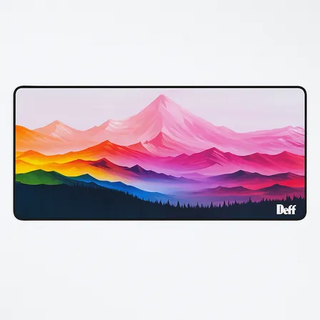 Mouse Pad Gamer Montaña Colores 90x40 Xl Mousepad Pg Color