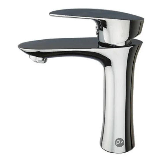 Llave Moderna Lavamanos Manija Lujo Metalico Antioxidante De