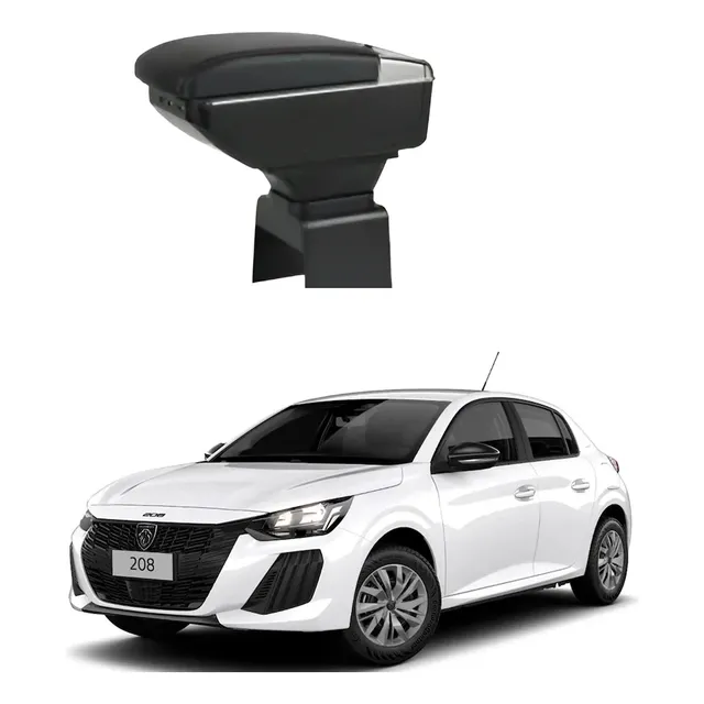 Consola Apoyabrazo Central Guardaobjetos Para Peugeot 208
